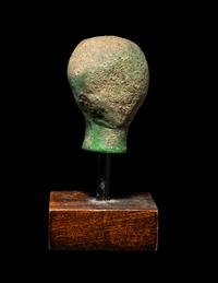 A Roman Bronze Female Head
