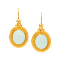 GURHAN, CHALCEDONY EARRINGS