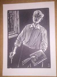 Conrad Felixmuller, (German, 1897-1977), Self-Portrait, 1967