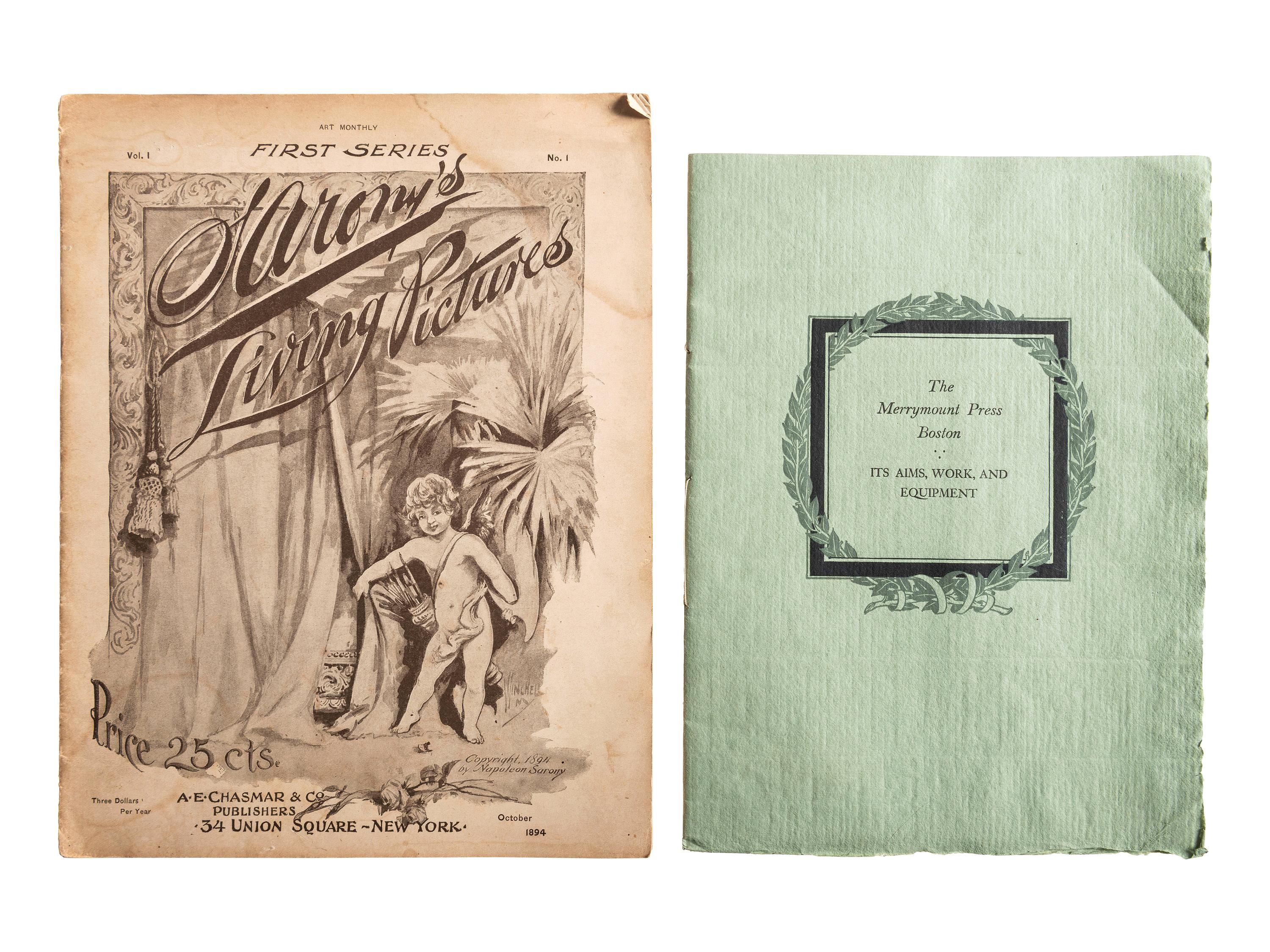 [TRANSPORTATION]. A group of early photographs, imprints, and documents related to transportation, including: