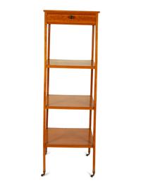 A Swedish Neoclassical Satinwood Etagere — 19TH CENTURY