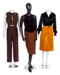 Collection of Eight Vintage Yves Saint Laurent Separates, 1970-90s