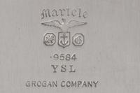A Gorham Martelé Silver Pitcher and Tray