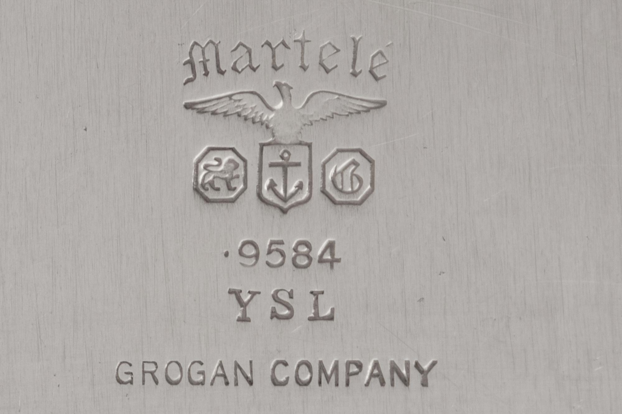 A Gorham Martelé Silver Pitcher and Tray