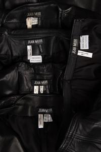 Nine Jean Muir Leather Outerwear Pieces, 1980s
