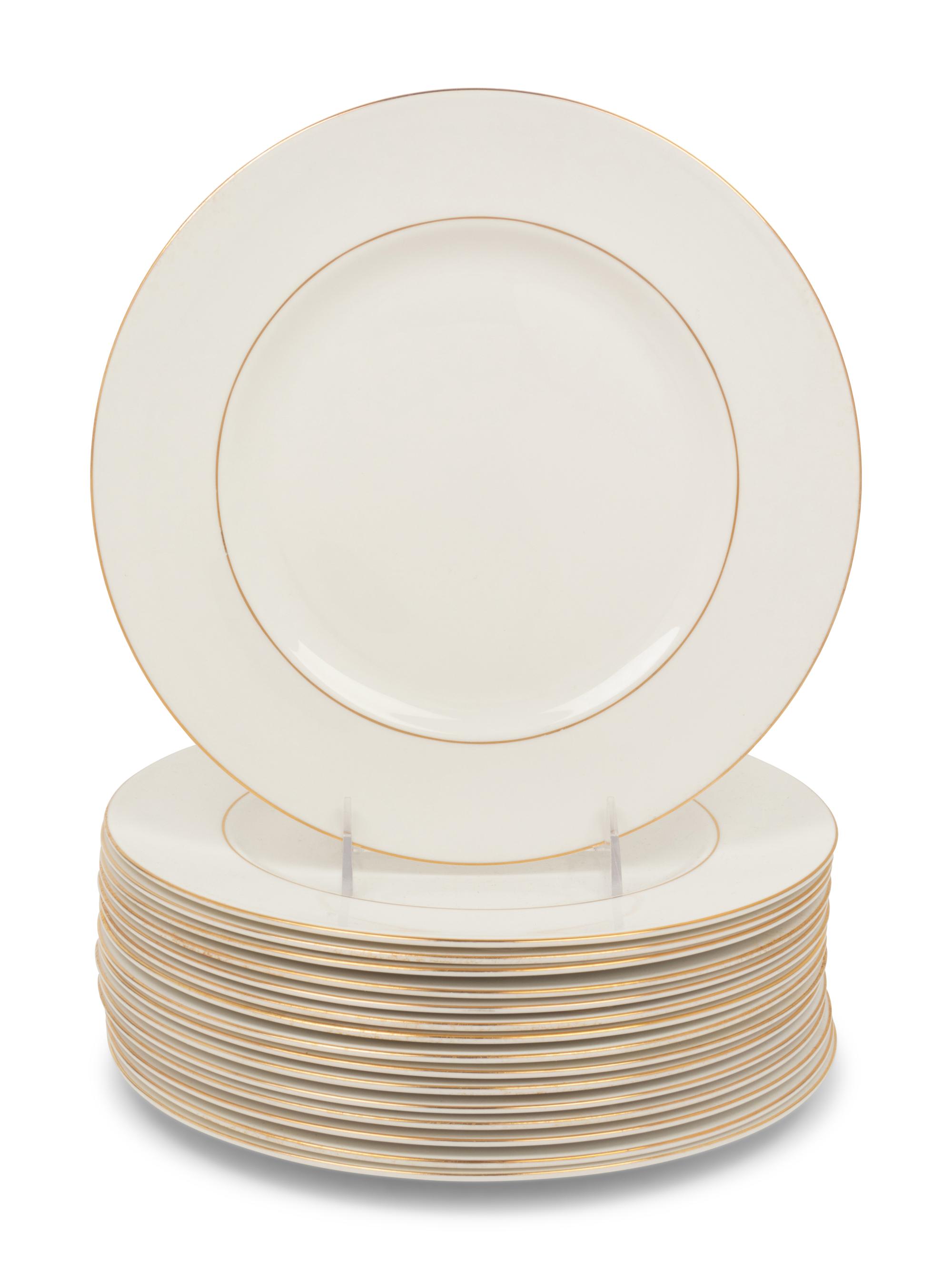 A Set of Sixteen Wedgwood Porcelain Plates