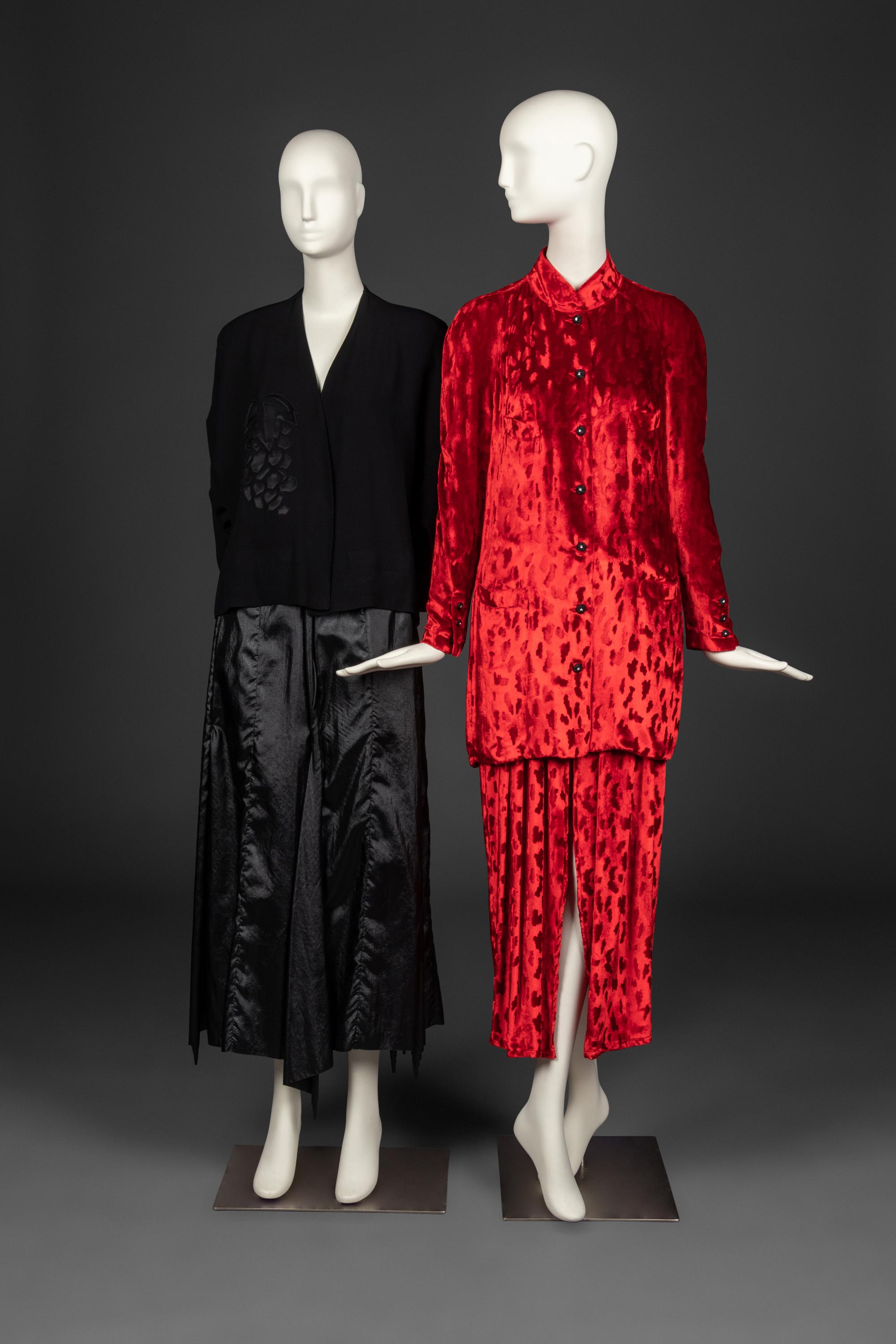 Sonia Rykiel Ensemble, Jacket, and Issey Miyake Skirt, 1980-90s
