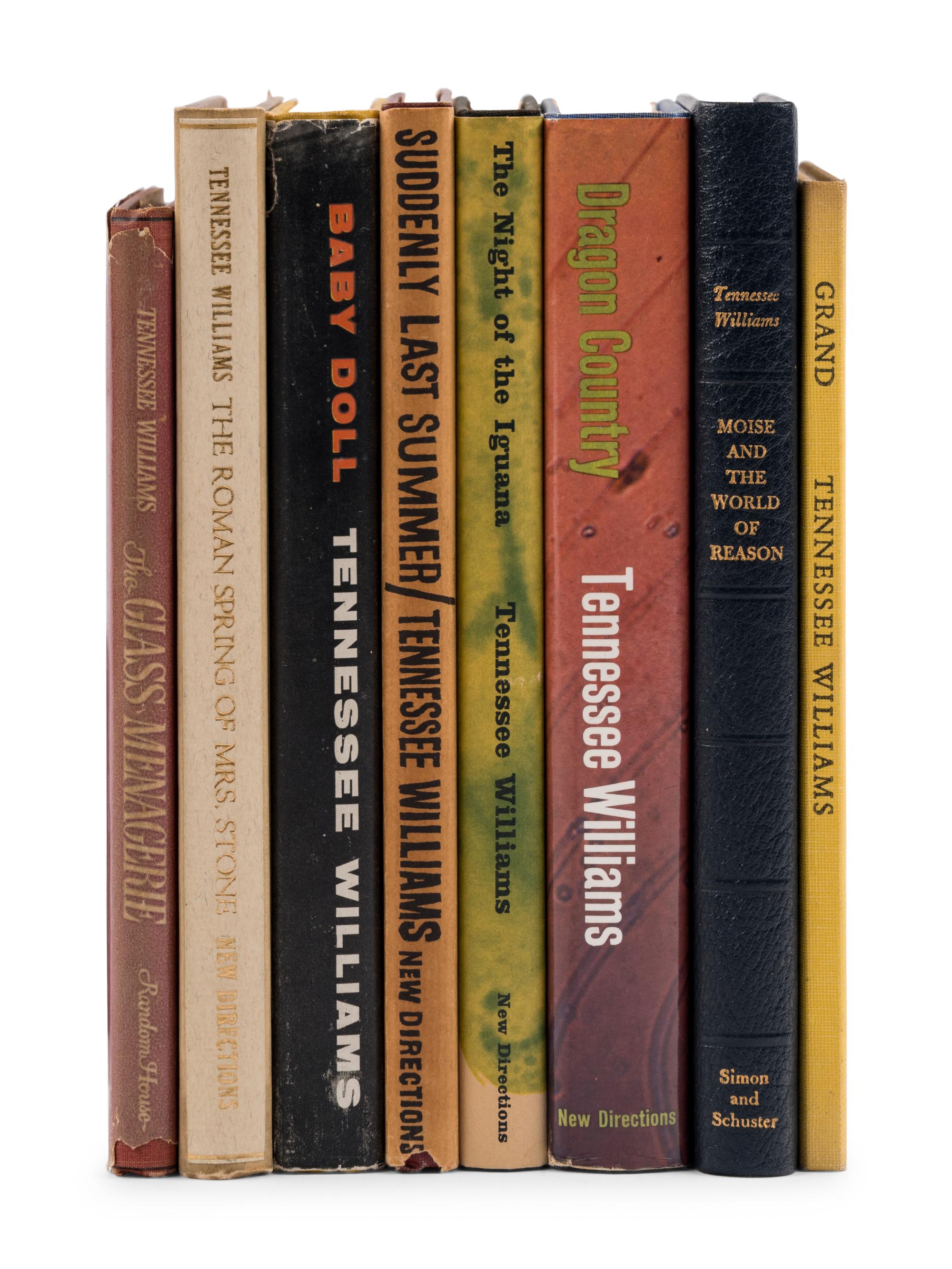 WILLIAMS, Tennessee (1911-1983). A group of 9 first or limited editions, comprising: