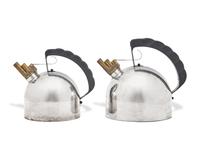 Pair of Melodic Kettles "Il Bollitore" for Alessi, Italy