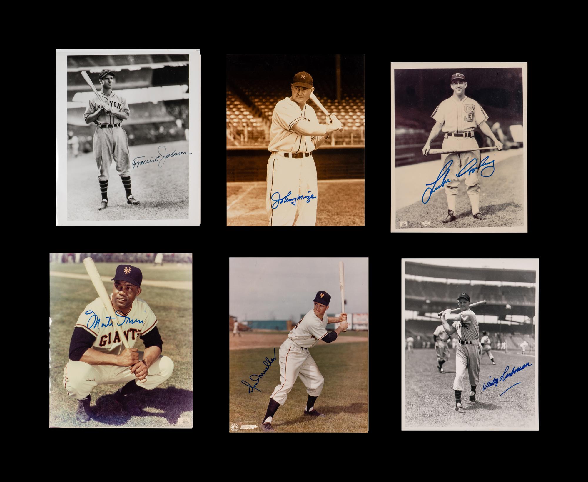 A Large Collection of Over 140 Assorted Baseball Signed Autographs Including Hall of Famers and Notables (Beckett Authentication Services Pre Certified)