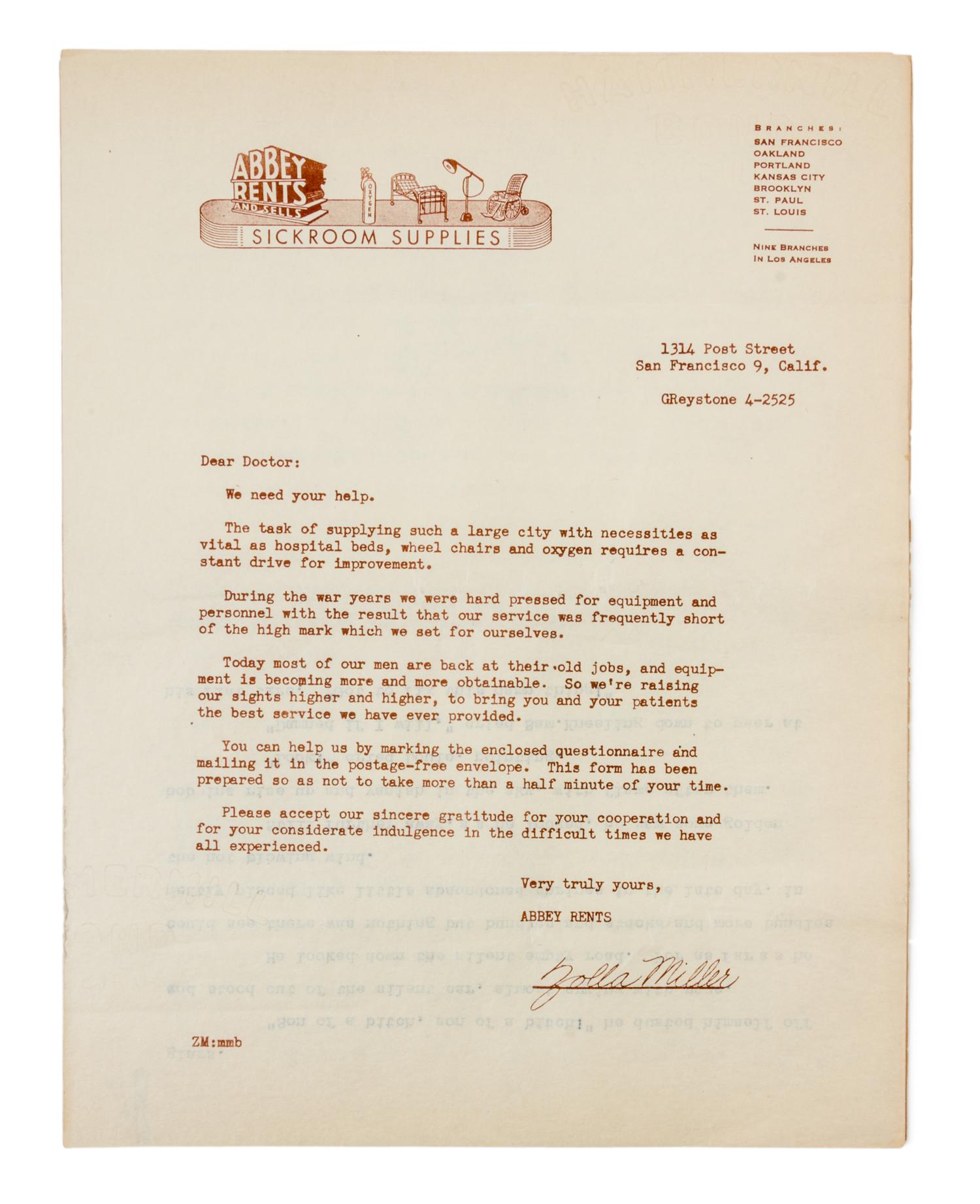 BRADBURY, RAY. Way Up in the Air. Typescript draft with ALS from Roy Squires.