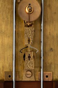 A Gothic Revival Carved Mahogany Tall Case No. 24 Astronomical Regulator