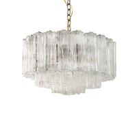 A Murano Tronci Glass Chandelier