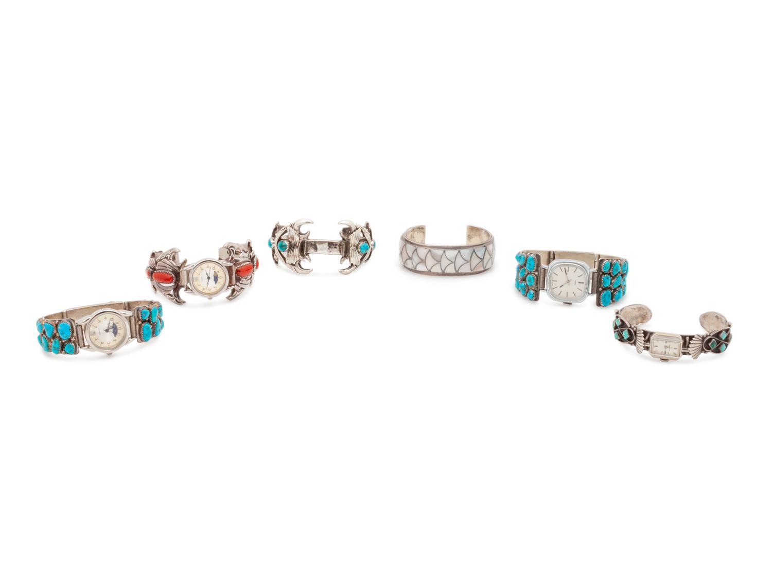 Navajo and Zuni Watch Bands AND Cuffs