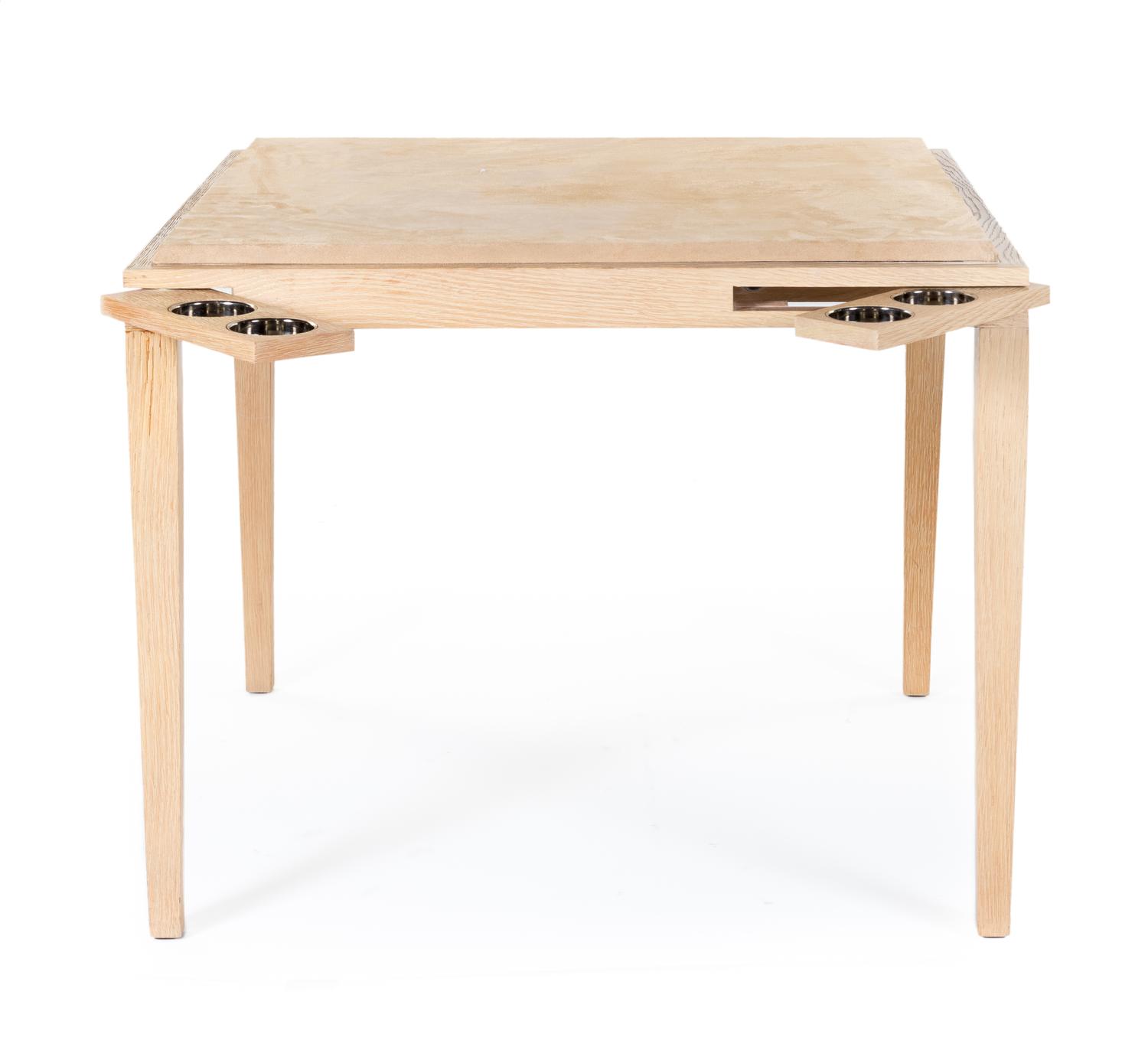 Custom Game Table and Four Chairs Mattaliano, USA