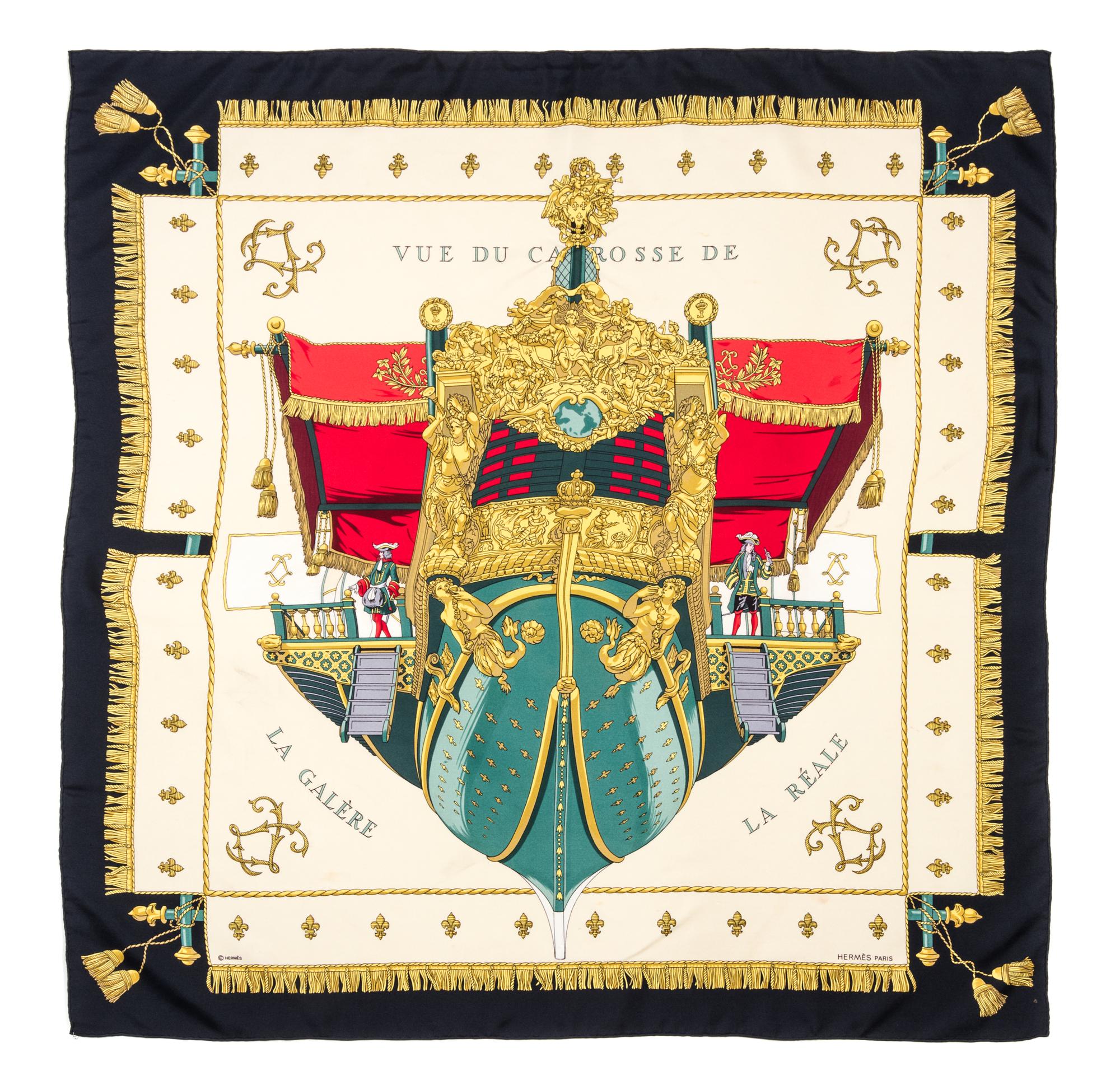 An Hermes 90cm Silk Scarf, 36"x36".