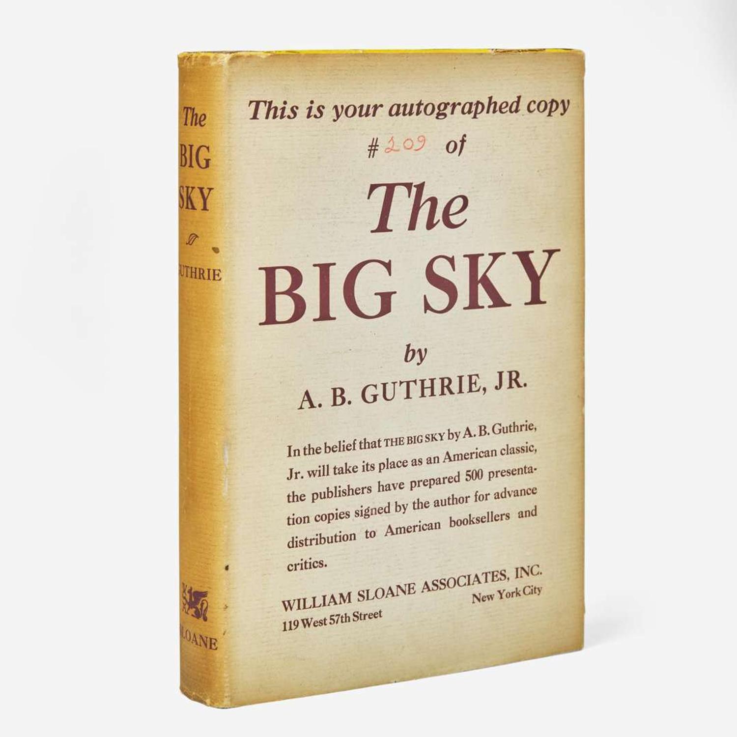 [Literature] Guthrie, A(lfred). B., Jr. The Big Sky