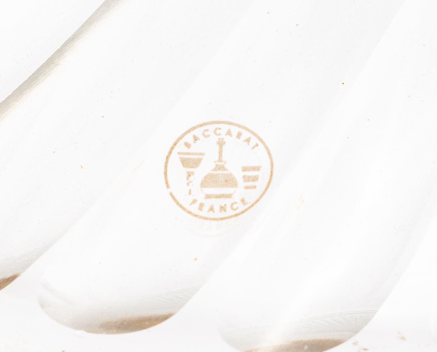 A Pair of Large Baccarat Gilt Bronze and Cut-Glass Urns