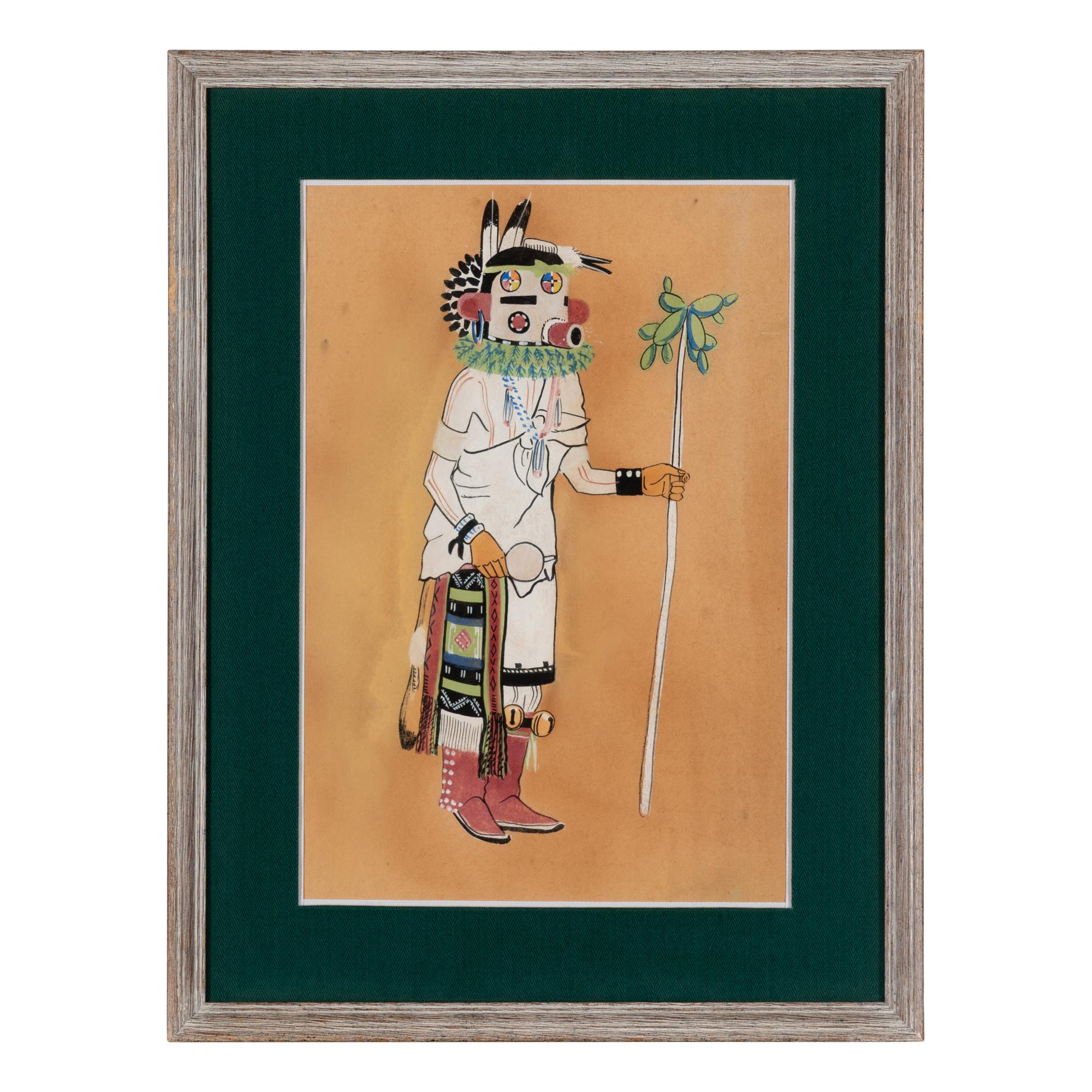 Series of Katsina Paintings tempera on paper