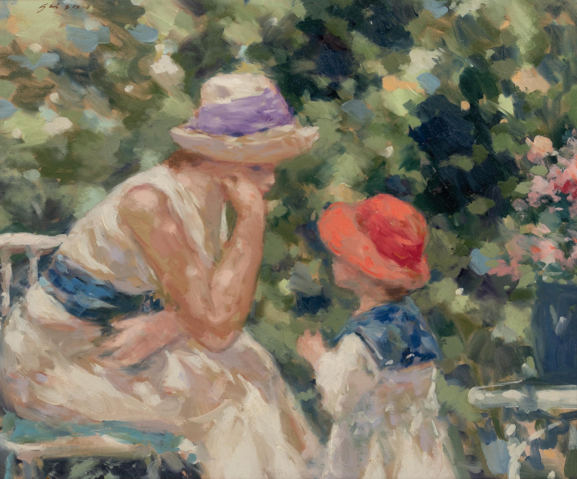 Woman and Child in a Park