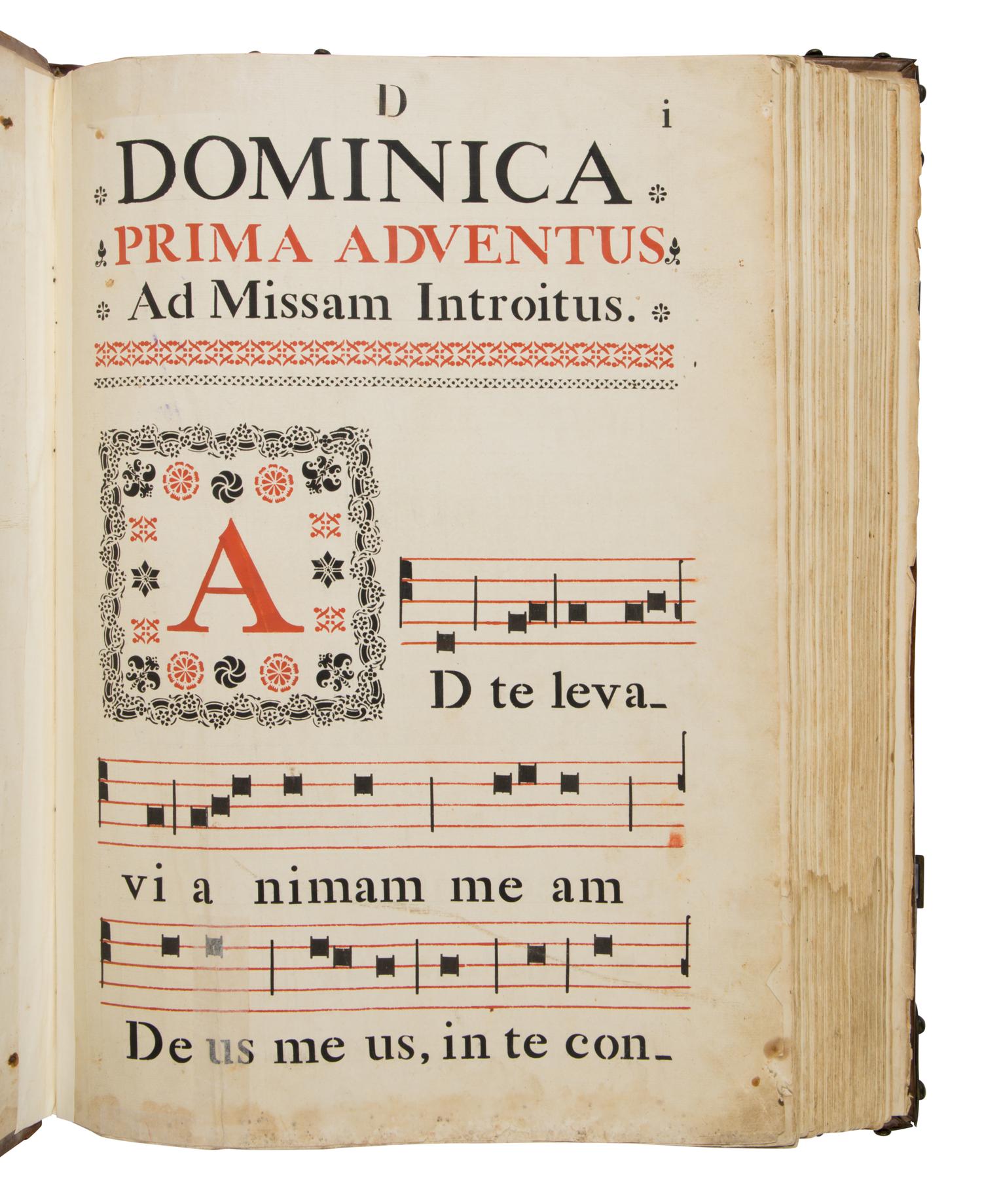 JEAN-DENIS CHANDORA (scribe), style of (active Paris, 1780-1844) Gradual, in Latin, stenciled manuscript on paper [France, Paris, c. 1820]