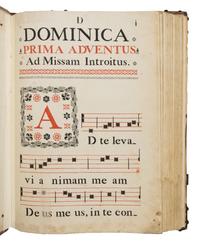 JEAN-DENIS CHANDORA (scribe), style of (active Paris, 1780-1844) Gradual, in Latin, stenciled manuscript on paper [France, Paris, c. 1820]