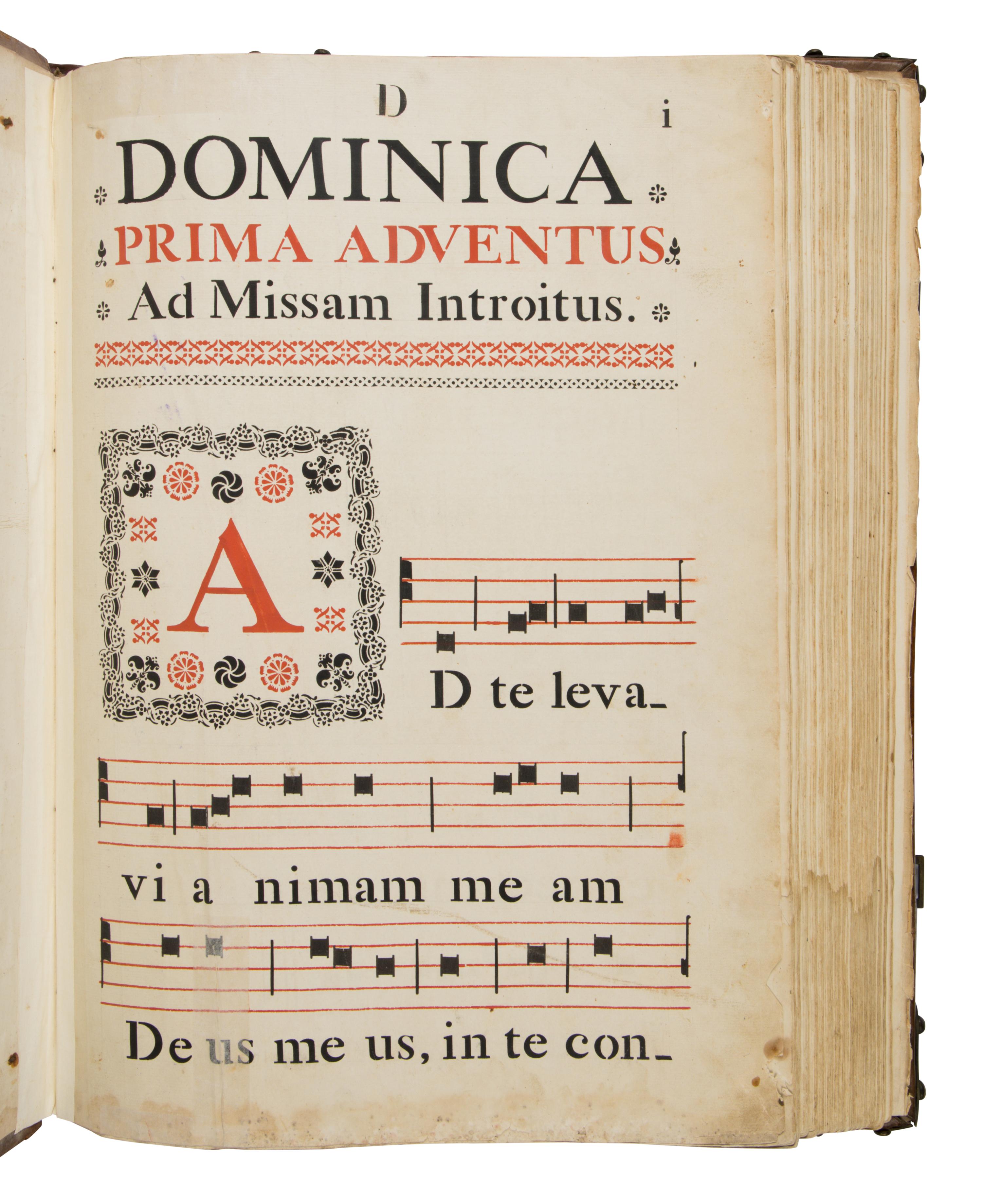 JEAN-DENIS CHANDORA (scribe), style of (active Paris, 1780-1844) Gradual, in Latin, stenciled manuscript on paper [France, Paris, c. 1820]