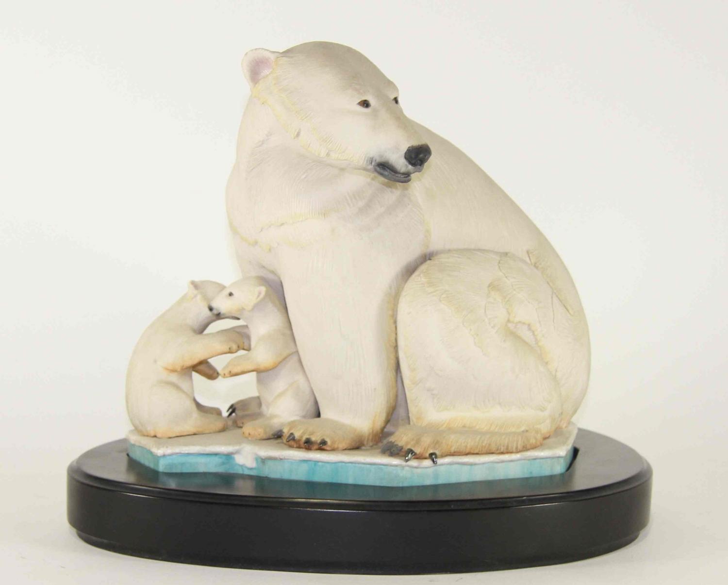 A Haeger Pottery Figure Width 13 1/2 inches. — ATTRIBUTED TO ERIC OLSEN