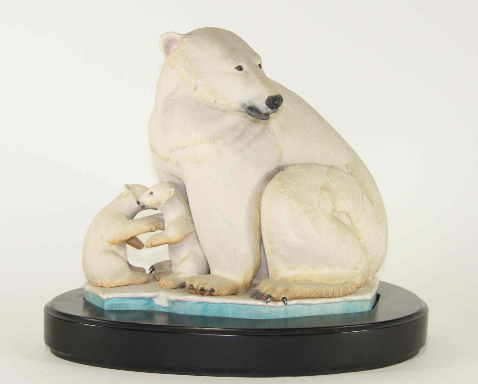 A Haeger Pottery Figure Width 13 1/2 inches. — ATTRIBUTED TO ERIC OLSEN
