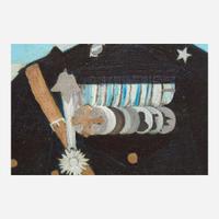 Horace Pippin (American, 1888-1946) Portrait of Major-General Smedley D. Butler, U.S.M.C. (Retired)