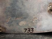 Sterling Silver Overlay Belt Buckle, with Pueblo Seen