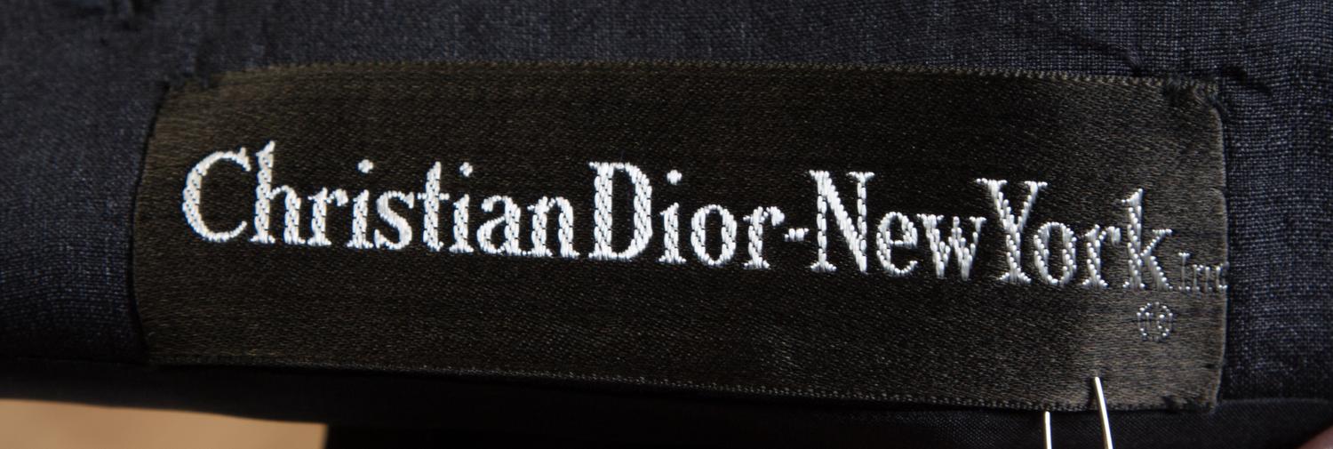 A Christian Dior Black Silk Dress and Jacket, 1950s No size label