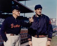 A Group of 14 Photographs of George Halas Formerly Displayed at Mike Ditka's Restaurant