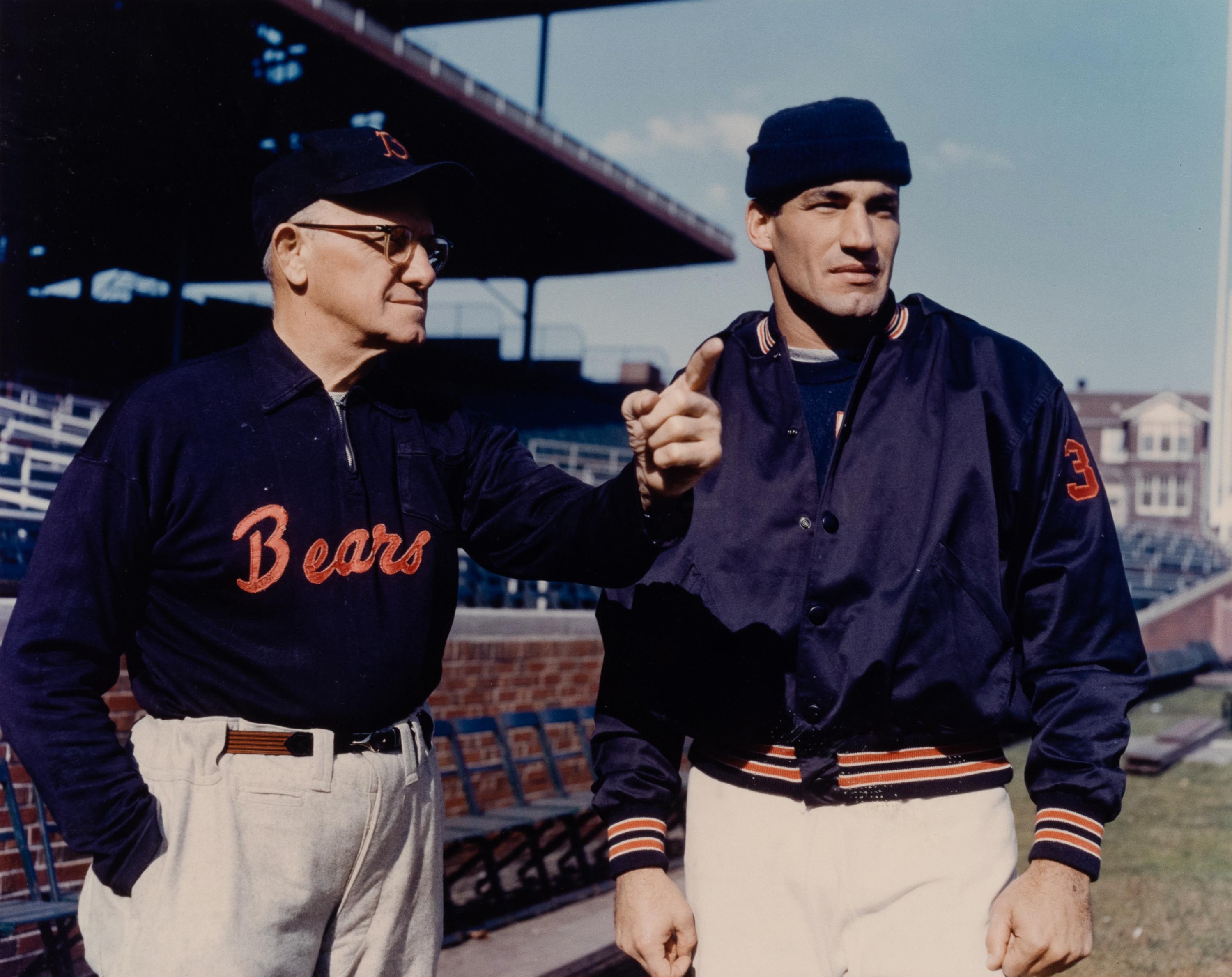 A Group of 14 Photographs of George Halas Formerly Displayed at Mike Ditka's Restaurant