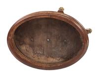 An Empire-Style Mahogany Lyre-Base Plant Stand