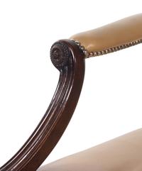 A Pair of George III Style Library Chairs