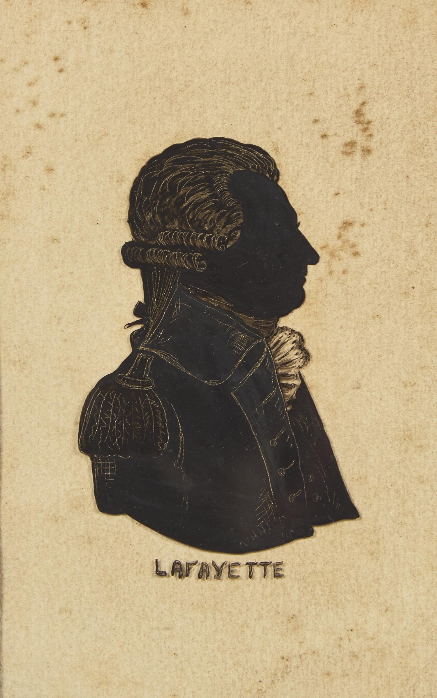 A Group of Three Silhouettes, American and English, 19th Century