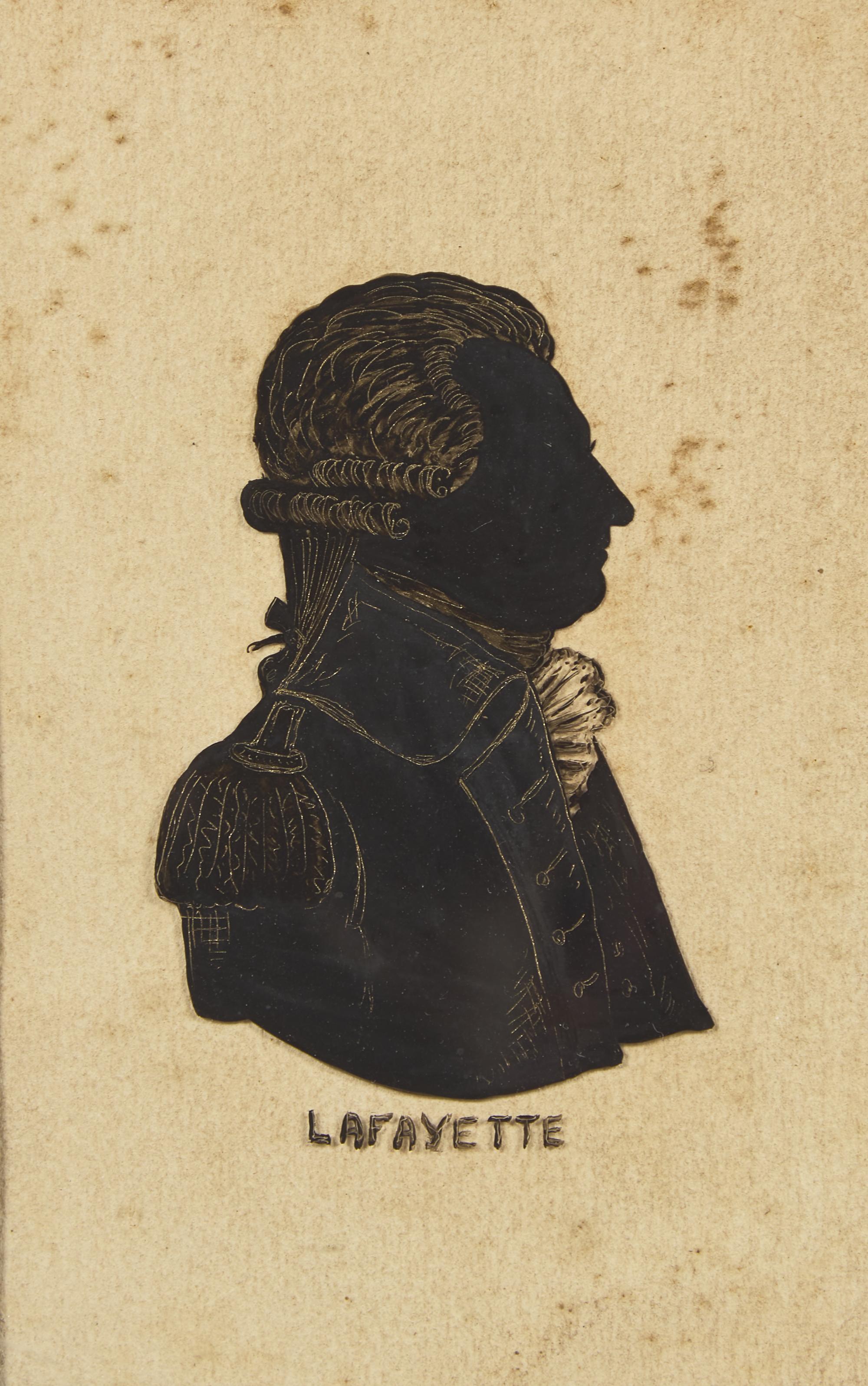 A Group of Three Silhouettes, American and English, 19th Century