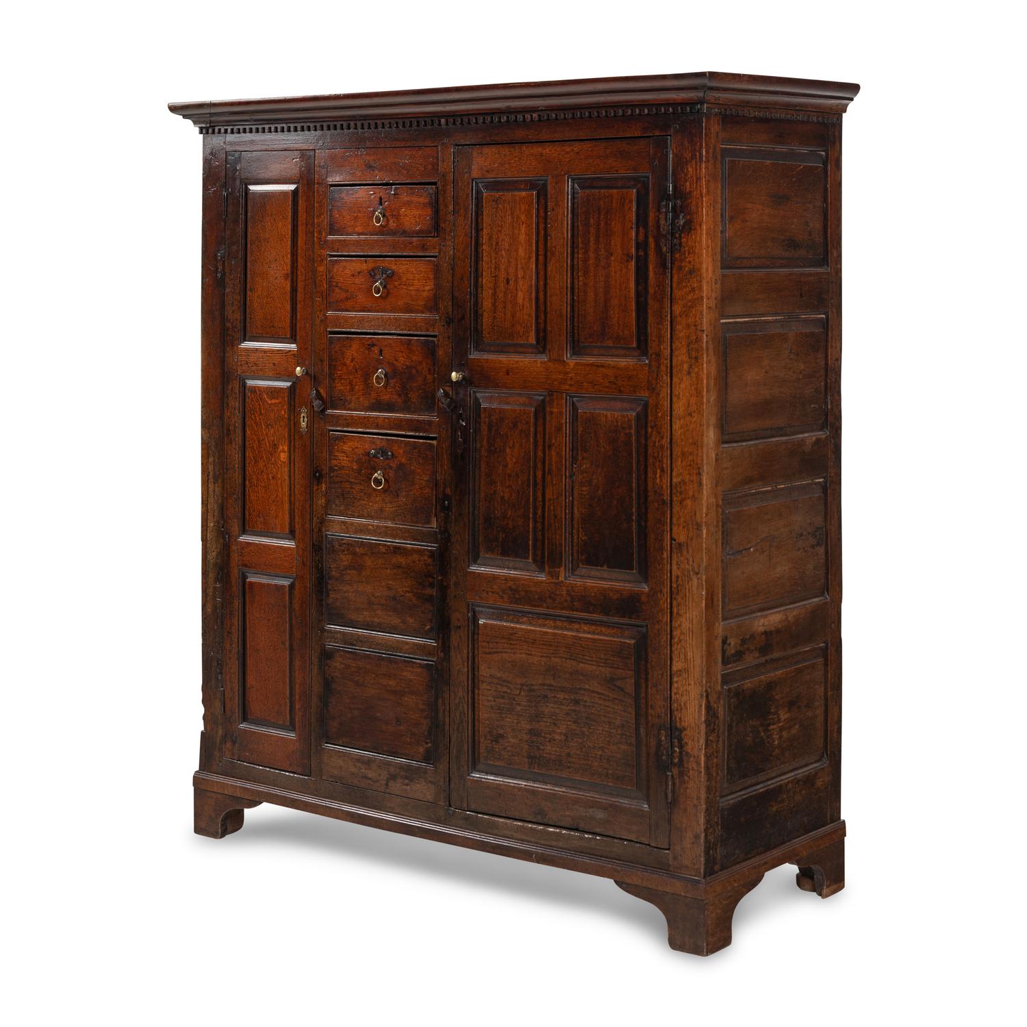 An English Oak Dresser Cabinet