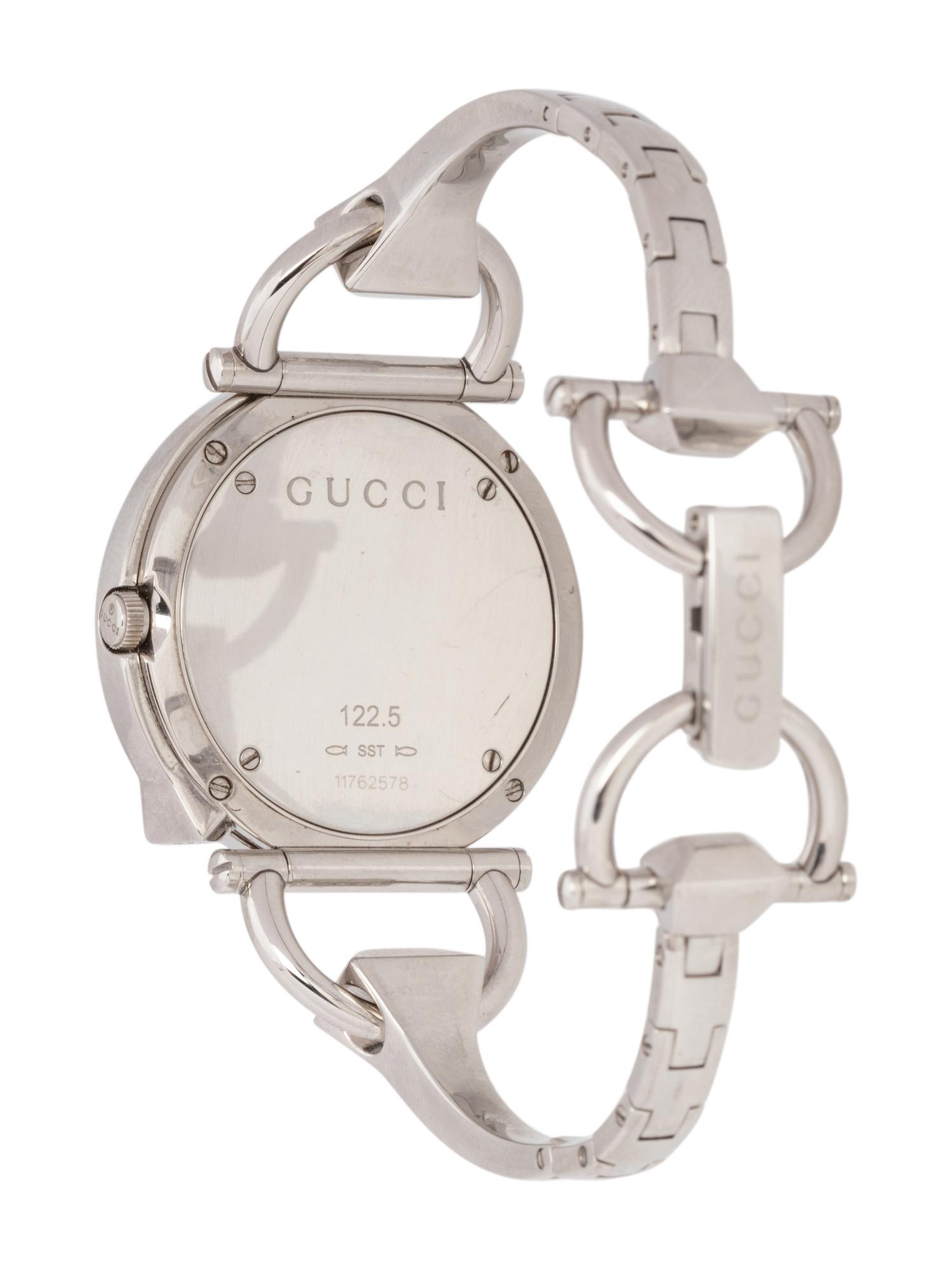 Gucci Chiodo Mother-of-Pearl Stainless Steel Wrist Watch