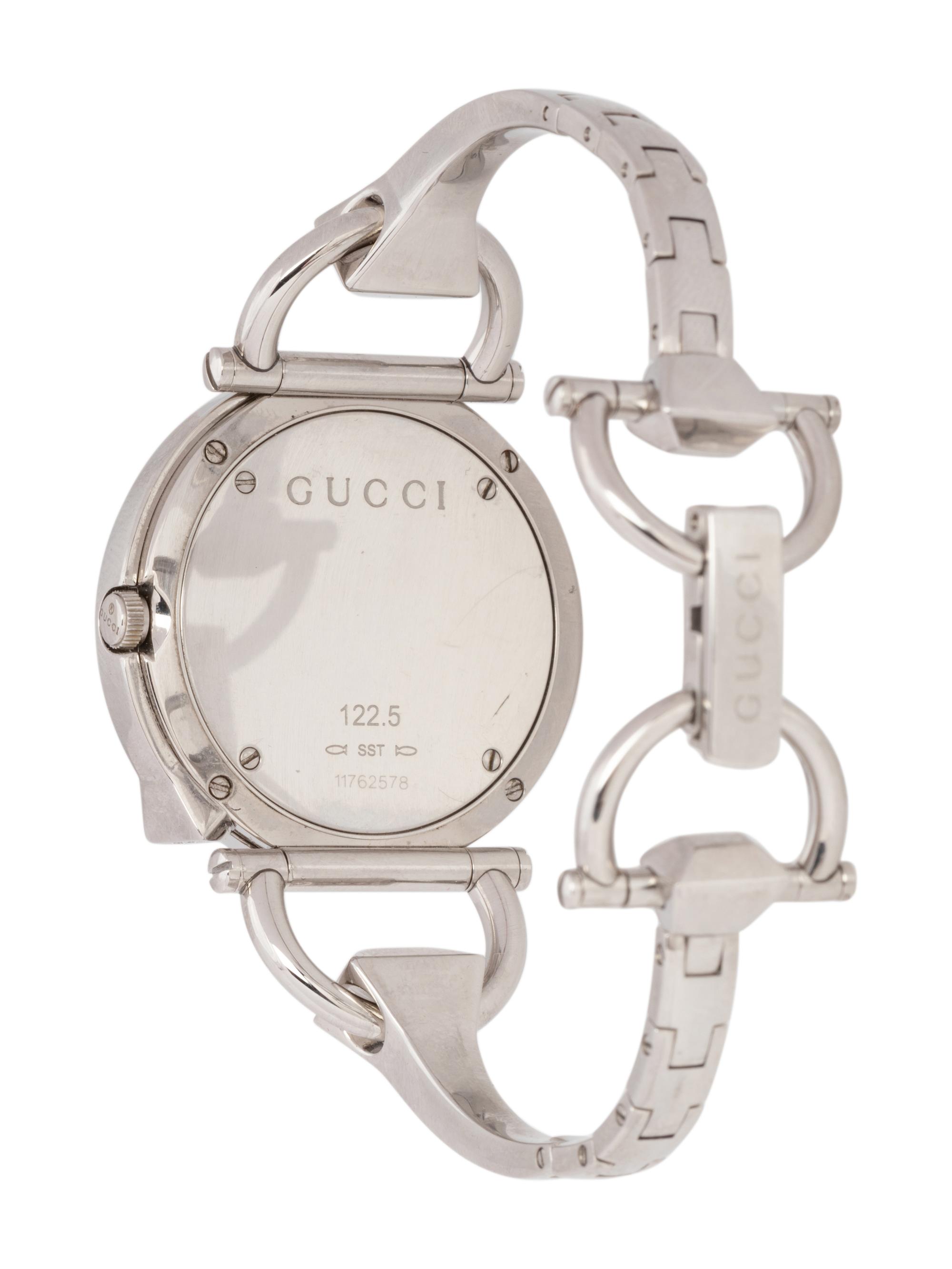 Gucci Chiodo Mother-of-Pearl Stainless Steel Wrist Watch