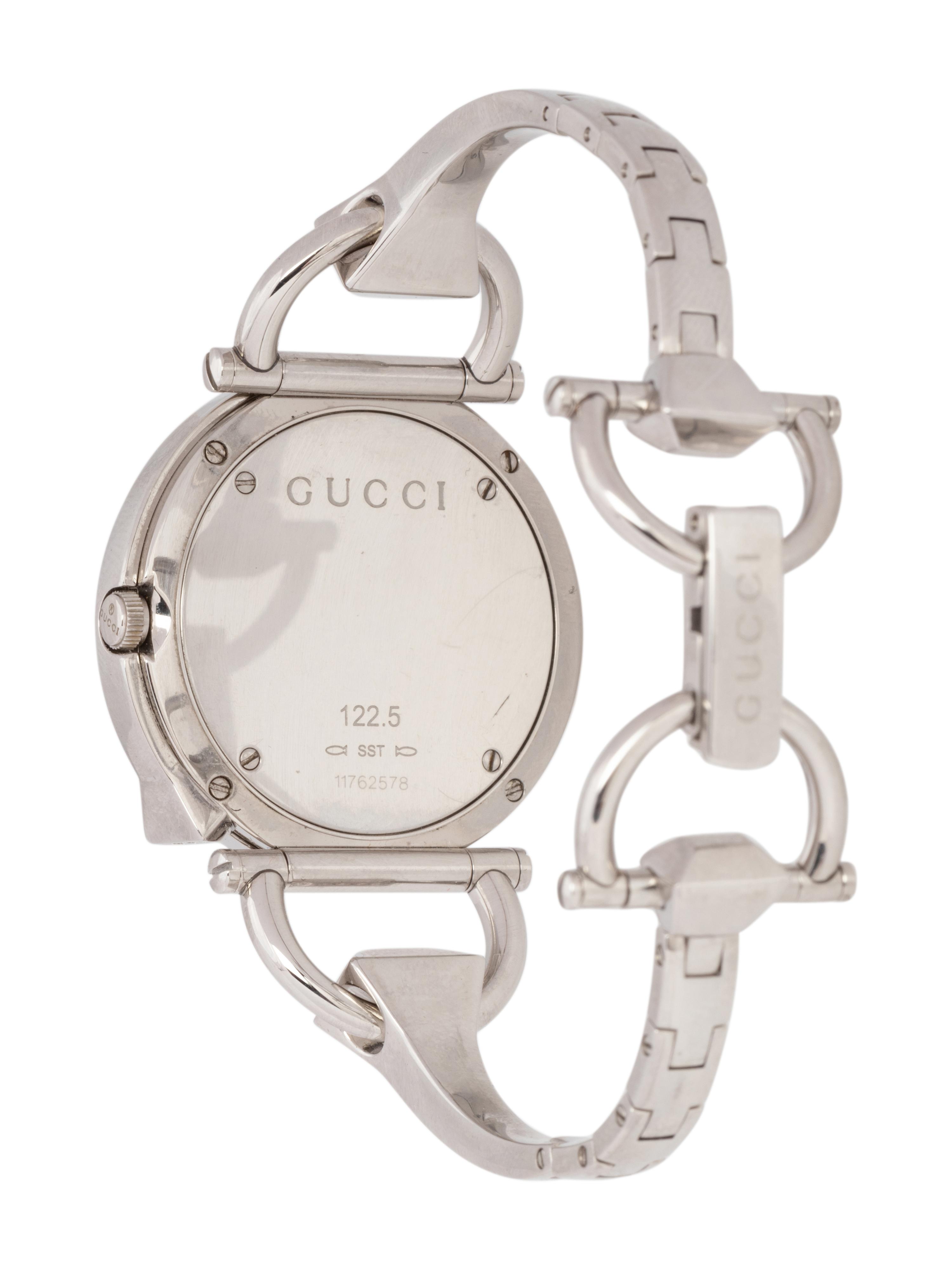 Gucci Chiodo Mother-of-Pearl Stainless Steel Wrist Watch