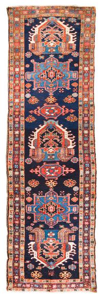 A Heriz Wool Runner 10 feet x 2 feet 10 inches. — LATE 19TH/EARLY 20TH CENTURY