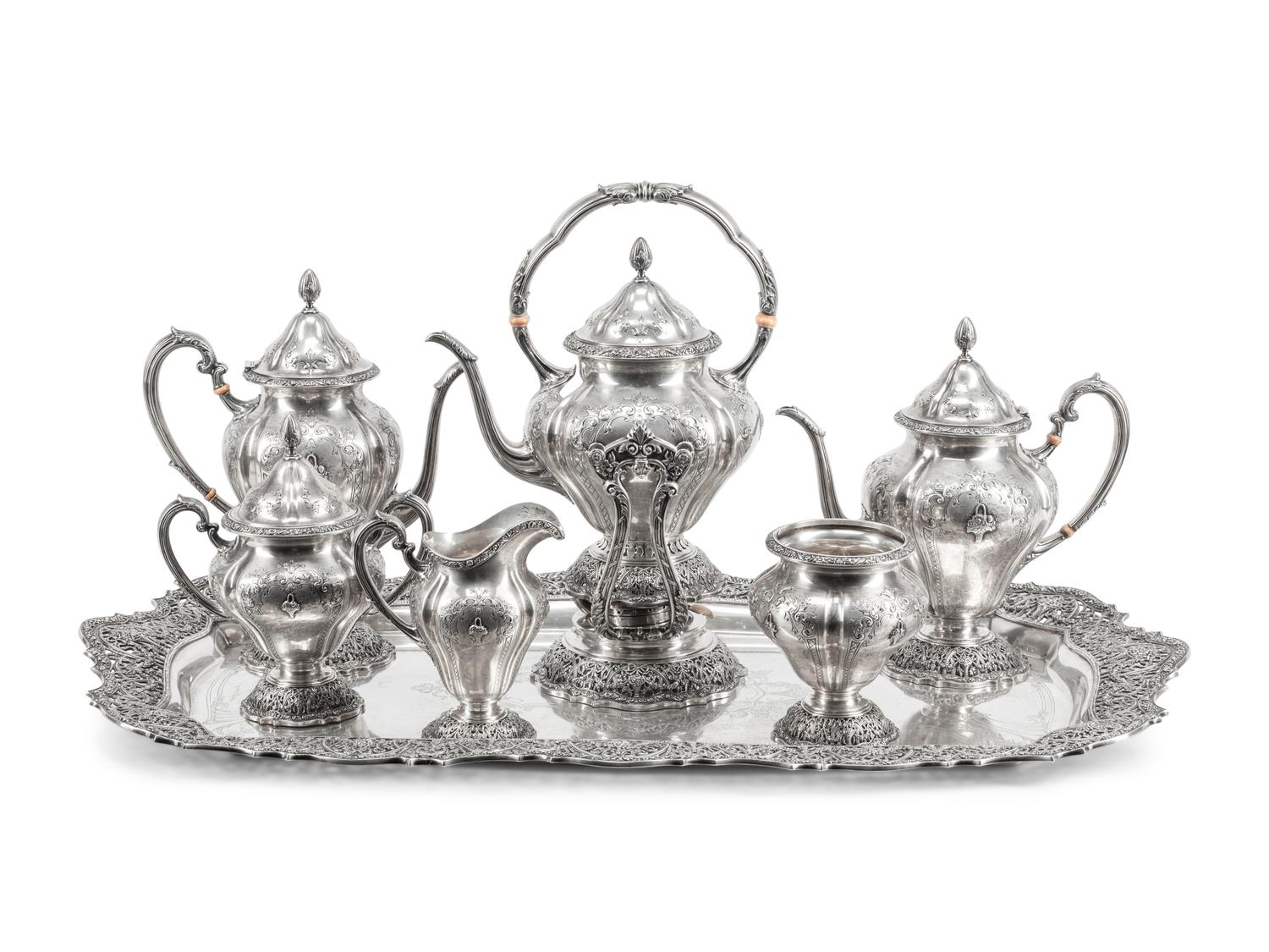 An American Silver Tea and Coffee Service