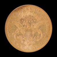 A United States 1870-S Liberty Head $20 Gold Coin