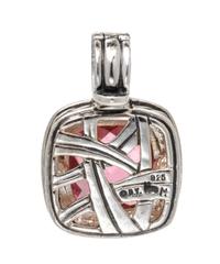 A Sterling Silver, Pink Tourmaline and Diamond 'Albion' Enhancer/Pendant, David Yurman, 1.80 dwts.