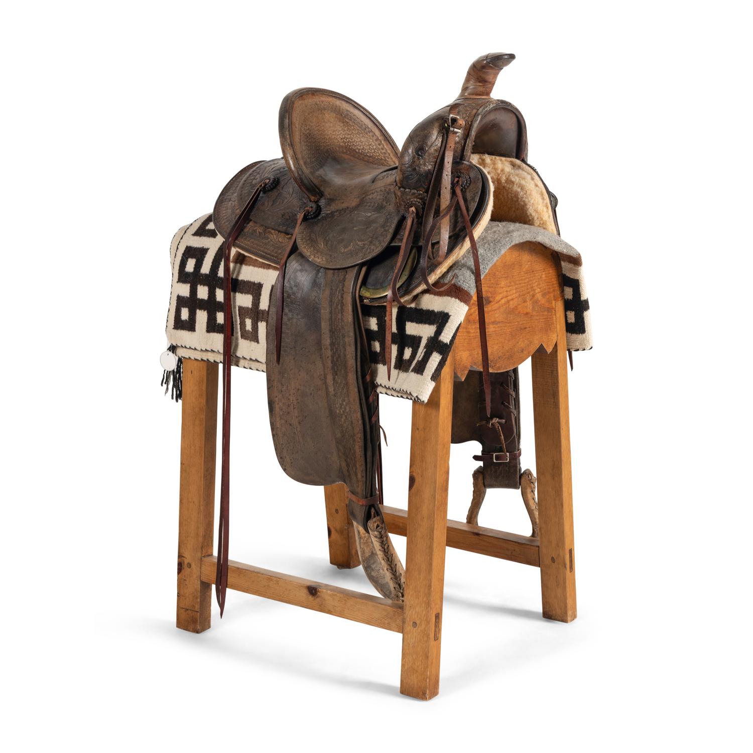 A High-Backed Western Saddle, by Miles City Saddlery