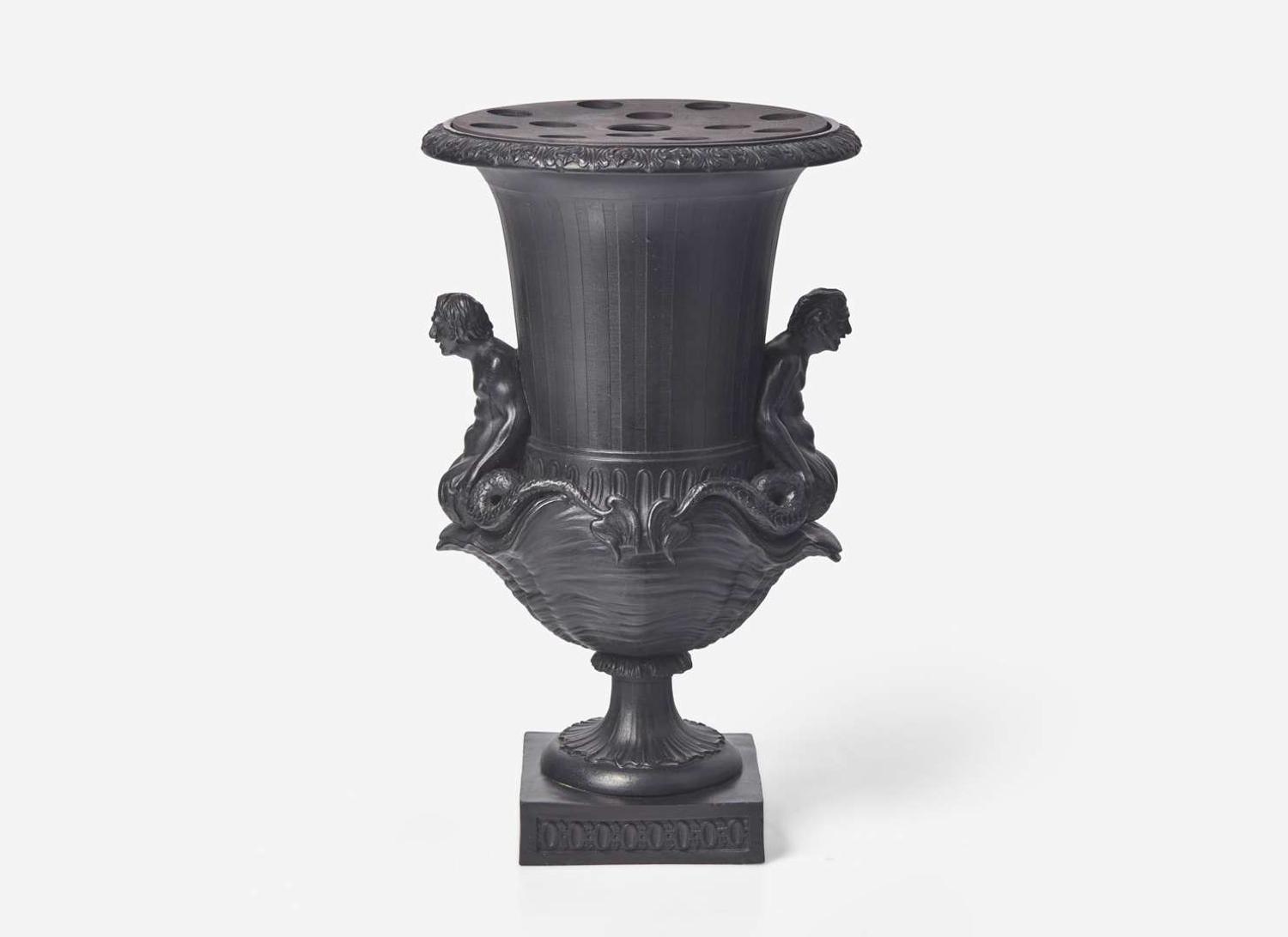 A Wedgwood & Bentley Black Basalt and Cover, UK, circa 1775-80
