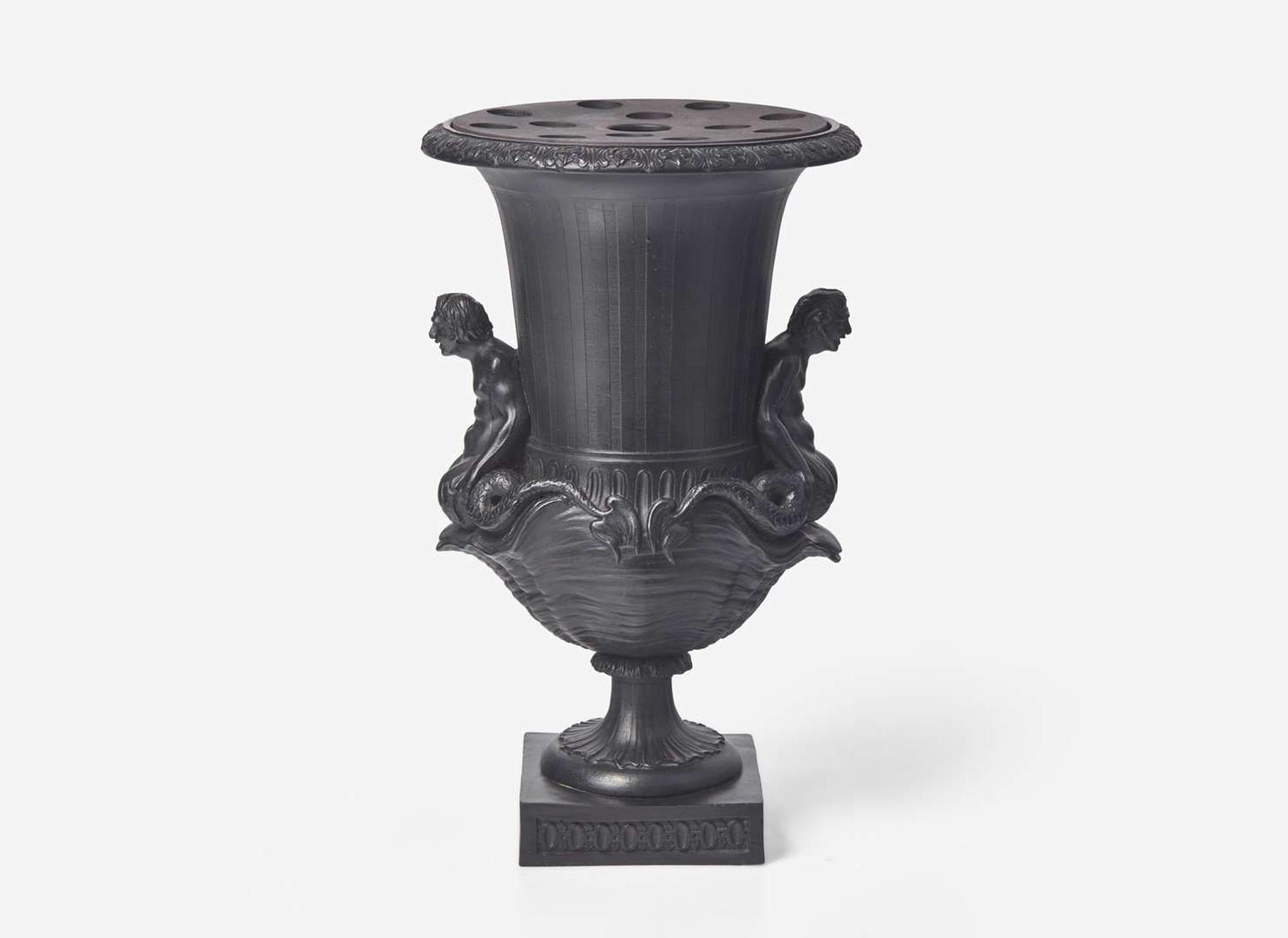 A Wedgwood & Bentley Black Basalt and Cover, UK, circa 1775-80