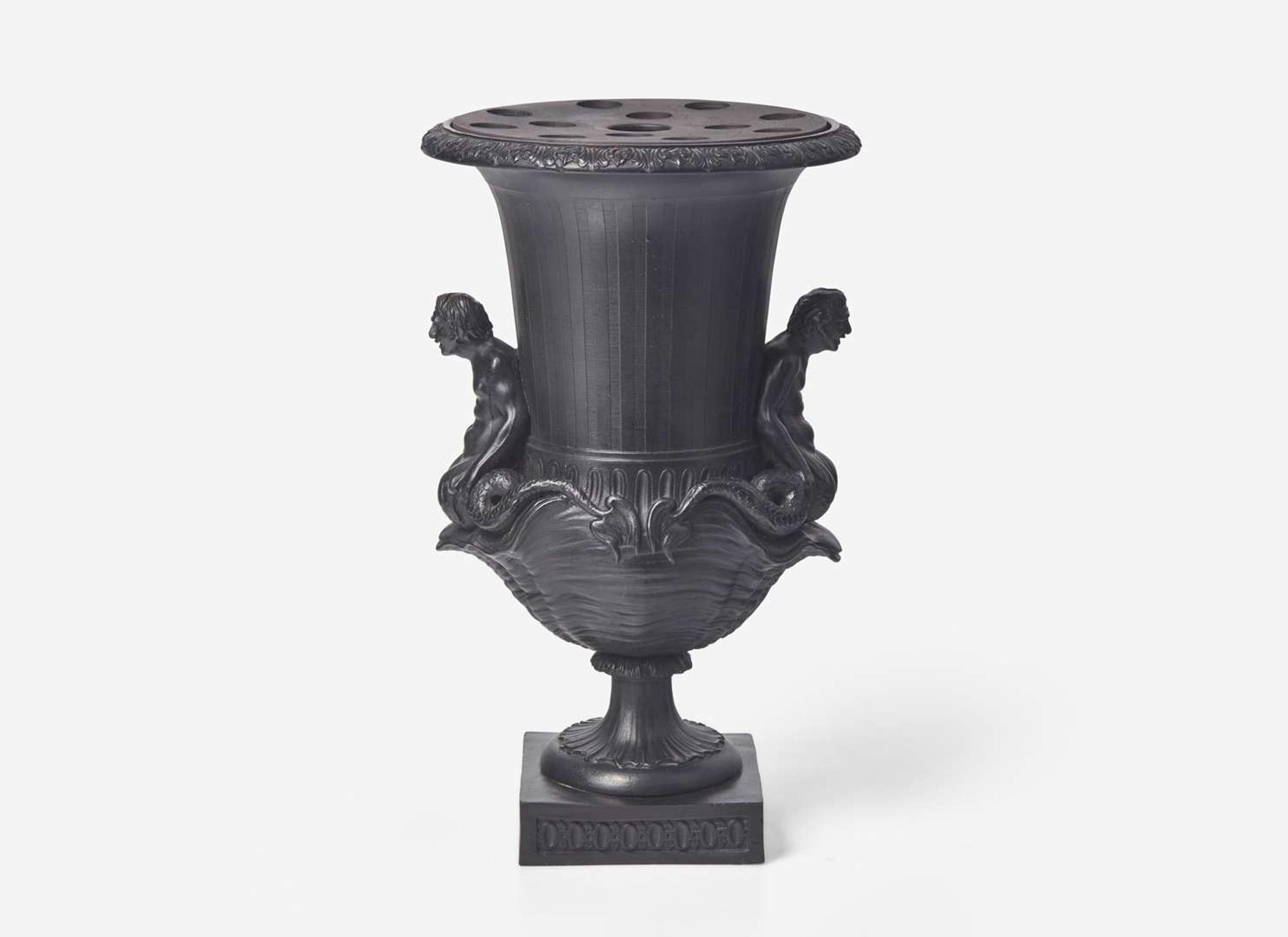 A Wedgwood & Bentley Black Basalt and Cover, UK, circa 1775-80
